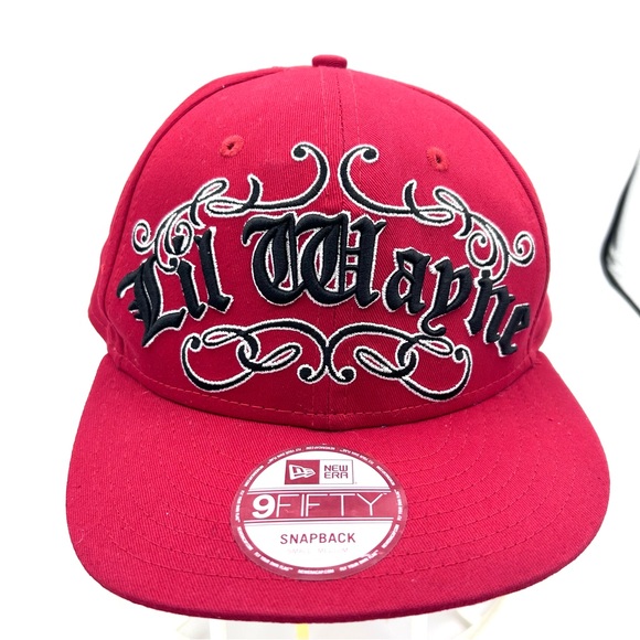 New Era Other - New Era Red Lil Wayne Embroidered Snapback Hat